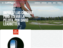 Tablet Screenshot of golfdigest.com.ar