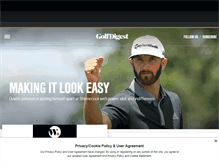 Tablet Screenshot of golfdigest.com